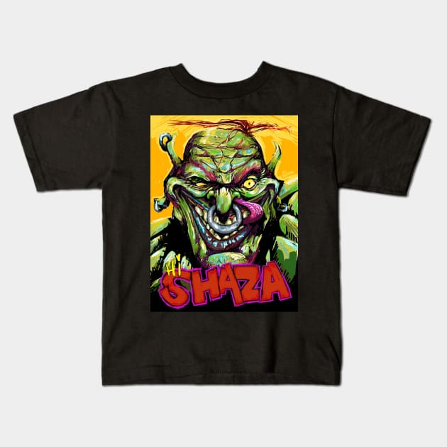 Hi Shaza Kids T-Shirt by tobywillsmer